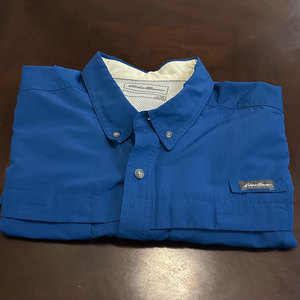 Eddie Bauer Men's Royal Blue Shirt